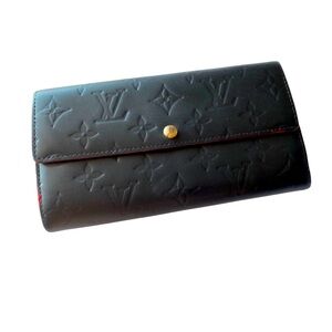 Louis Vuitton Sara Wallet Vernis Leather